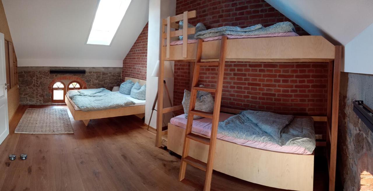 Historisches Rittergut Hexenburgbeidresden Nahe Sachsische Schweiz, Dresden - Mit Badeteich Lägenhet Großharthau Exteriör bild